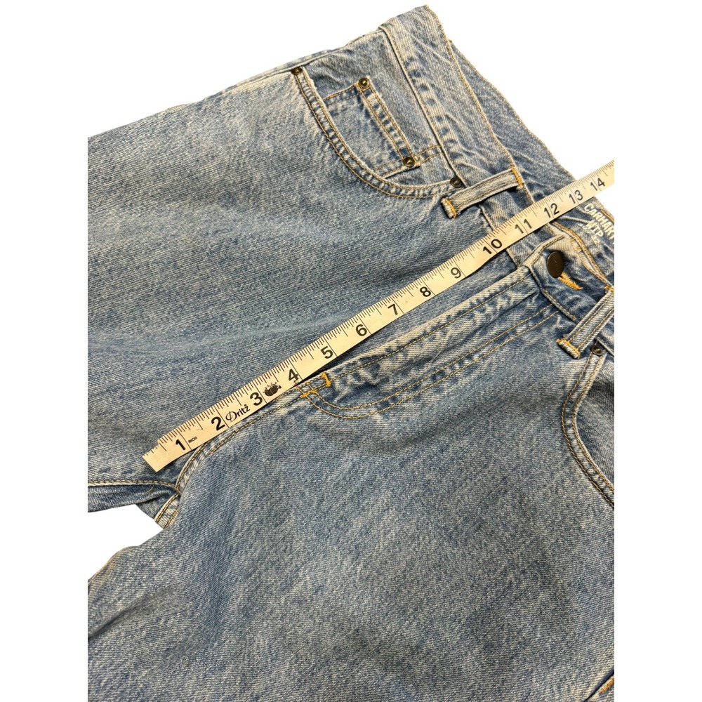 Carhartt WIP Pontiac Pant Mens 30x32 Blue Light Wash Good Straight Leg Denim - Picture 4 of 10
